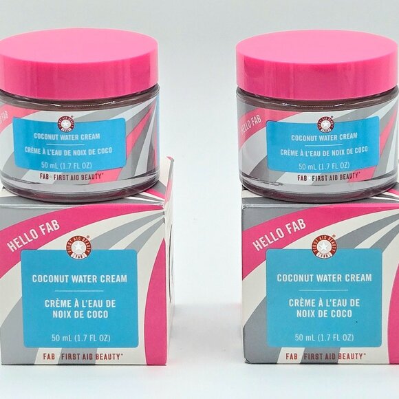 7First Aid Beauty Hello FAB Coconut Water Cream 1.7 oz & Kopari Lip Scrubby .6oz - Picture 6 of 6